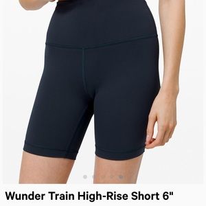 Lululemon Wunder Under Biker Shorts
